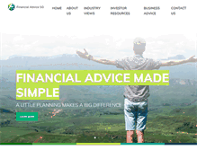 Tablet Screenshot of financialadvice.com.sg